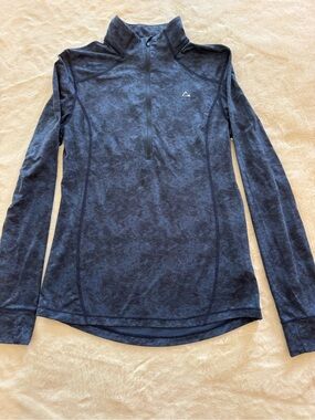 Paradox Performance Half-Zip Pullover Top - Navy